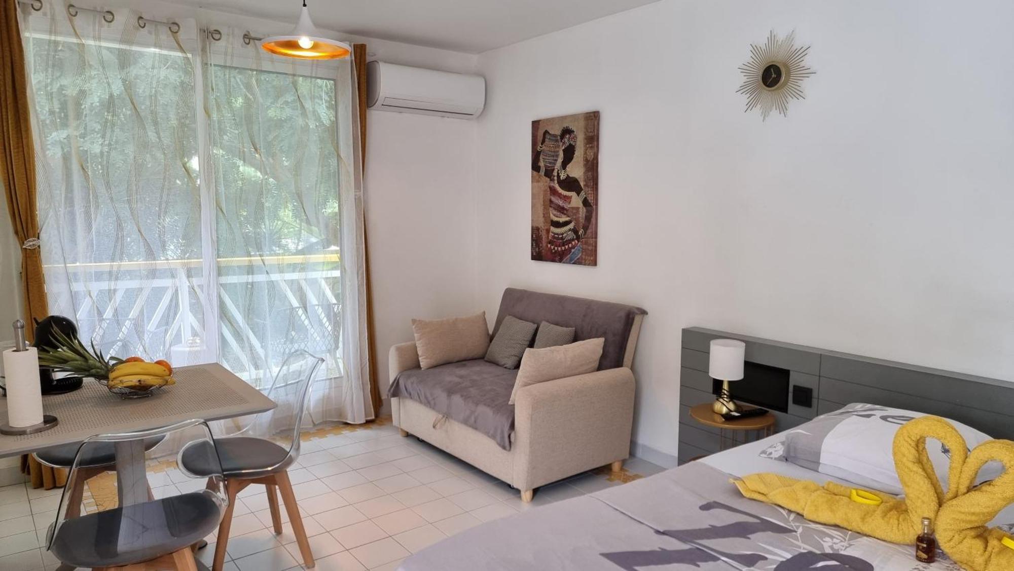 Studio Beachside Paradise Avec Citerne Tampon- Residence Manganao Saint-Francois  Exterior foto